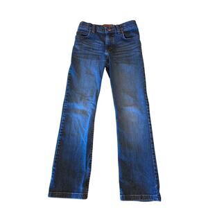 Wrangler Jeans Kids 10 Regular Blue Denim Straight Leg Stretch Cotton Spandex